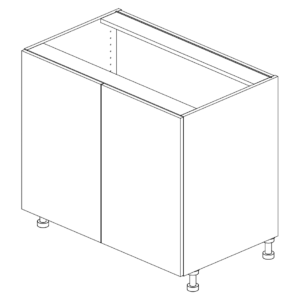 Base Cabinet Double Door 876 H x 1000 W x 610 D mm