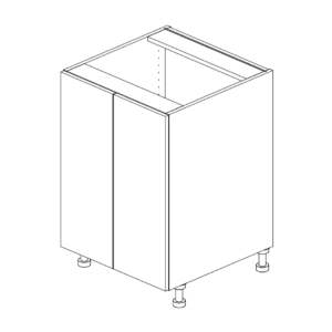 Base Cabinet Double Door 876 H x 600 W x 610 D mm