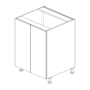 Base Cabinet Double Door 876 H x 650 W x 610 D mm