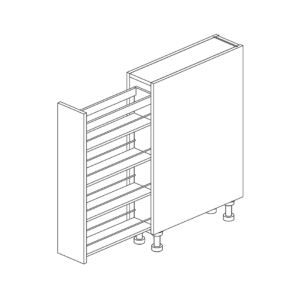 Pullout Spice Rack Organizer 5"