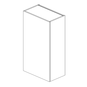 Wall Cabinet Single Door 1054 H x 600 W x 355 D mm