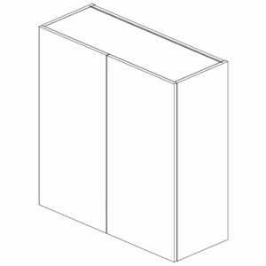 Wall Cabinet Double Door 914 H x 900 W x 355 D mm